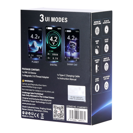 Yocan UNI 3.0 Universal Box Mod | 650mAh