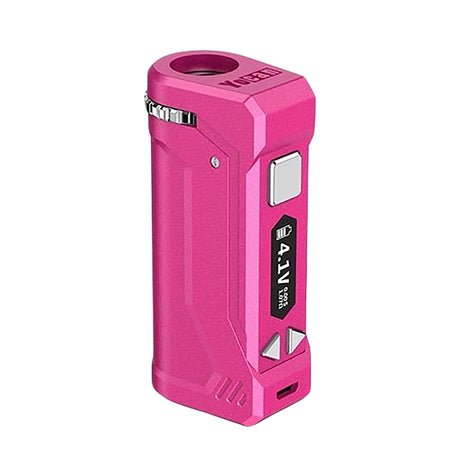 Yocan UNI Pro Pink Box Mod for Vaporizers, 650mAh, Portable Metal Design, Front View