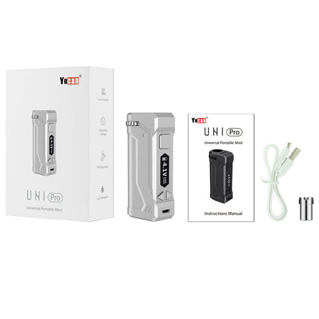 Yocan UNI Pro Universal Vaporizer in Black, 650mAh Battery, Portable Design with Accessories