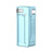 Yocan UNI-S Box Mod in Powder Blue, compact portable vaporizer for concentrates, side view