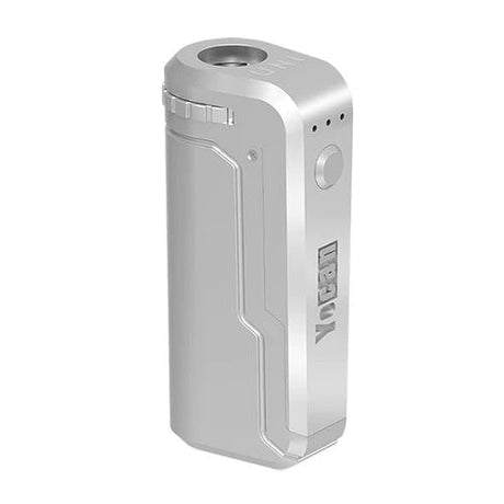 Yocan UNI Universal Portable Box Mod in Silver, 650mAh Battery, Compact Design for Vaporizers