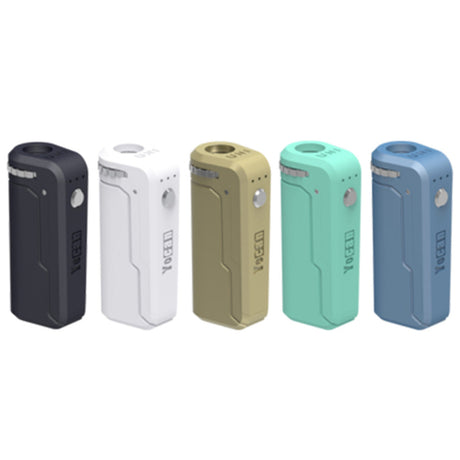 Yocan UNI Box Mod in Black, White, Gold, Green, Blue - Compact Portable Vape Battery