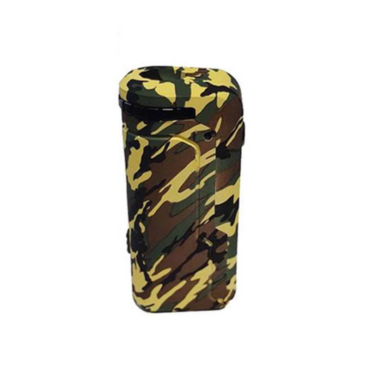 Yocan UNI Box Mod in Camouflage Design, Front View, Compact 650mAh Battery for Vaporizers