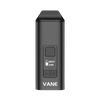 Yocan Vane Dry Herb Vaporizer in Black, Portable Design with Digital Display - Front View