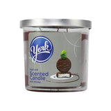 Smoke Out Candles York Peppermint Patty Scented Candle, 3 oz brown soy wax, front view