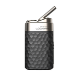 Lookah Python Vaporizer with ceramic insert and quartz bucket, front view on white background