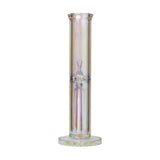 Ric Flair Drip Water Pipe in iridescent borosilicate glass, 14mm, front view on white background