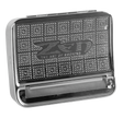 Zen Metal Auto-Roll Box in silver - compact and portable design for dry herbs