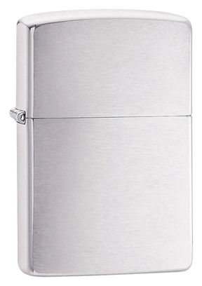 Zippo's Traditional Brushed Chrome Lighter for Dab Rigs