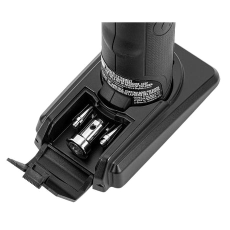 Zippo Multi-Purpose Torch Lighter in black, compact and portable design, angled view showing ignition