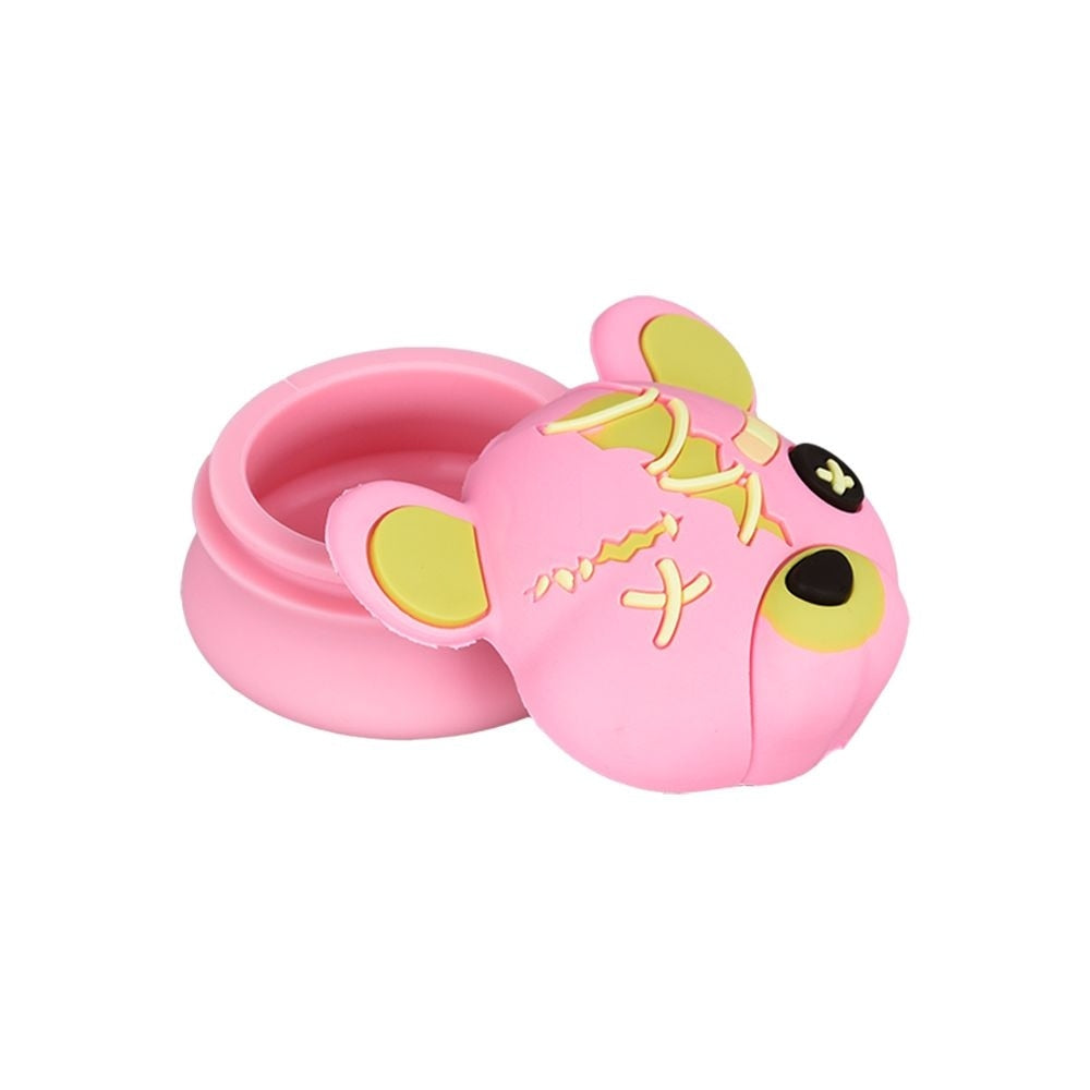 Zombie Bear Silicone Concentrate Jar | 1.8" | Assorted Colors | 30 Pack