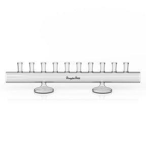 Honeybee Herb 10 Piece Horizontal Banger Holder, Front View on White Background