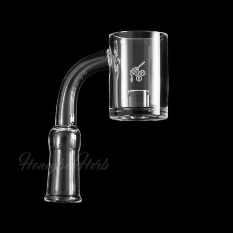 Honeybee Herb CORE REACTOR Quartz Banger - 90° Angle Side View for Dab Rigs