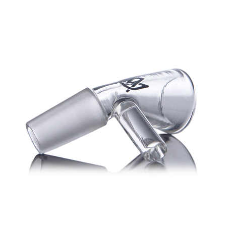 MJ Arsenal 10mm Clear Glass Flower Bowl for Bongs - Angled Side View