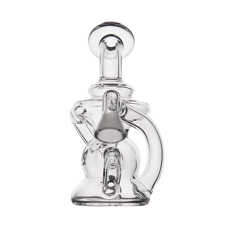 MJ Arsenal Hydra Vape Edition - Clear Glass Mini Dab Rig with Halo Ceramic Insert