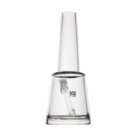 MJ Arsenal Summit Premium Glass Bong with Sturdy Base and Clear 14mm Joint - Front View