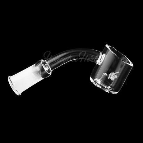 Honeybee Herb CORE REACTOR Quartz Banger at 45° angle, 10mm male joint, clear, for dab rigs