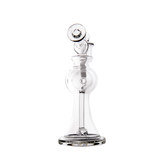 MJ Arsenal Apollo Mini Dab Rig with Banger Hanger, Clear Borosilicate Glass, 7" Height