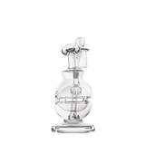 MJ Arsenal Royale Mini Dab Rig with Banger Hanger - Clear Borosilicate Glass, Front View