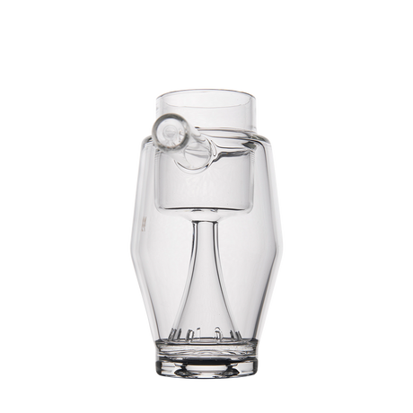 MJ Arsenal Proxy Bubbler Mini front view, compact glass dab rig with quartz banger