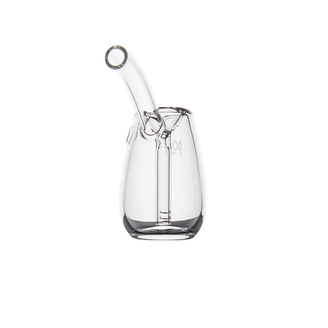 MJ Arsenal Bulb Mini Bubbler - 100% Borosilicate Glass - Clear, Front View