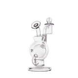 MJ Arsenal Atlas Mini Dab Rig, Honeycomb Percolation, Double Ball, 5" Compact Design