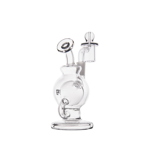 MJ Arsenal Atlas Mini Dab Rig, Honeycomb Percolation, Double Ball, 5" Compact Design