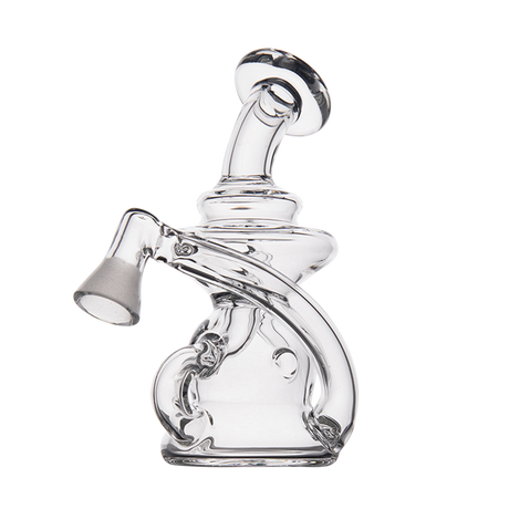MJ Arsenal Hydra Vape Edition - Compact Clear Glass Dab Rig with Side Banger