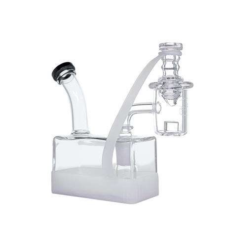RiO Tethered Silicone Sleeve for Bongs - Clear Variant - Side View