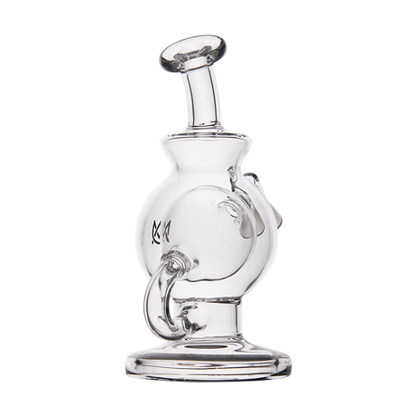 MJ Arsenal Atlas Vape Edition mini dab rig with clear glass and compact design, front view