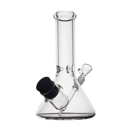 MJ Arsenal Cache Bong in Clear Borosilicate Glass, Beaker Design with 45 Degree Joint