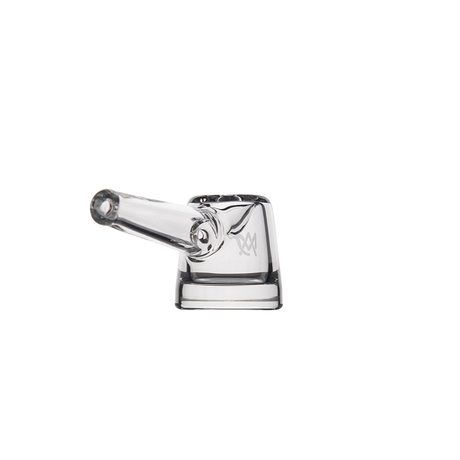 MJ Arsenal Deco Hand Pipe - Compact Clear Glass with Side Carb