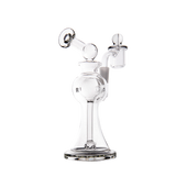 MJ Arsenal Apollo Mini Dab Rig front view with clear glass and compact design