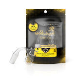 Honeybee Herb Splash Bucket Whirlwind Quartz Banger 90°, clear male joint, packaged