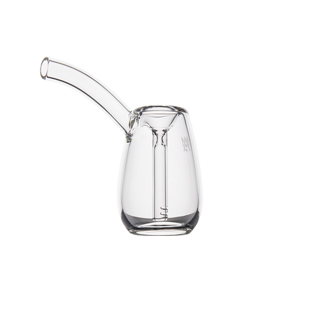 MJ Arsenal Bulb Mini Bubbler in 100% Borosilicate Glass with Compact Design - Front View