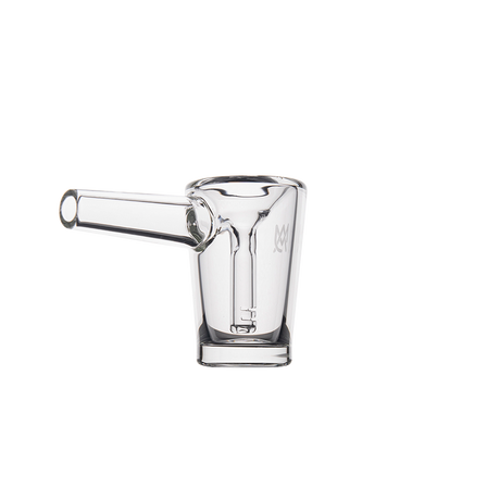 MJ Arsenal Basin Compact Bubbler - 100% Borosilicate Glass with Advanced Filtration, Front View