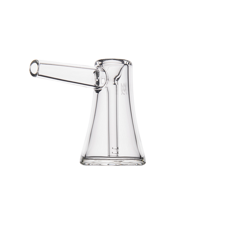 MJ Arsenal Vulkan Bubbler - Clear Glass Mini Bong - Front View