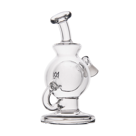 MJ Arsenal Atlas Vape Edition compact dab rig with quartz banger, front view on white background