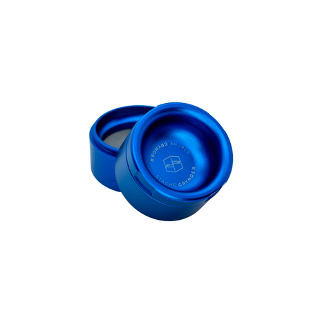 Stacheproductswholesale Grynder (N.Y.A.G) 4 Piece in Blue - Top View with Open Compartment