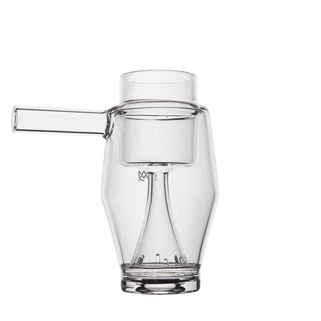 MJ Arsenal Proxy Bubbler Mini - Clear Glass Dab Rig with Side Arm - Front View