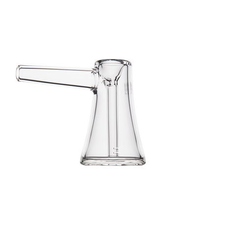 MJ Arsenal Vulkan Bubbler with a clear glass compact design, front view on a white background