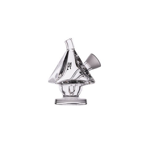 MJ Arsenal King Bubbler, clear borosilicate glass, compact and portable design, 45-degree joint angle