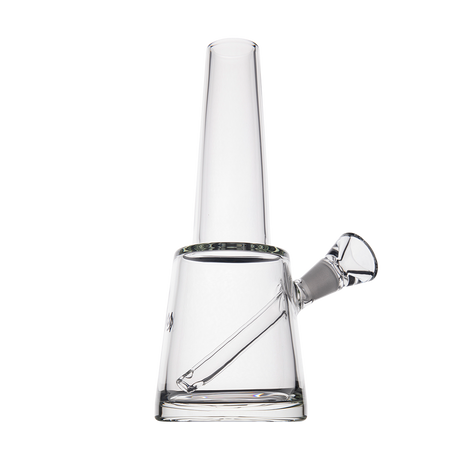 MJ Arsenal Summit Premium Clear Borosilicate Glass Bong with 14mm Joint - Angled Side View