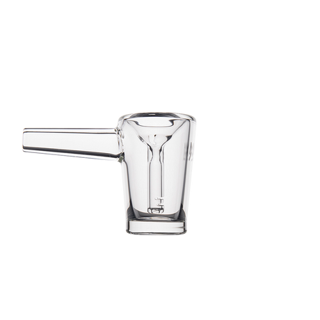 MJ Arsenal Basin Compact Bubbler - Clear Borosilicate Glass with Side Handle