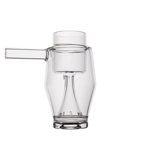 MJ Arsenal Proxy Bubbler Mini - Clear Glass Dab Rig - Front View