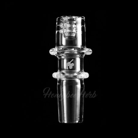 Honeybee Herb Honeycomb Barrel Quartz E-Nail, 14mm Male Joint, Clear, for Dab Rigs
