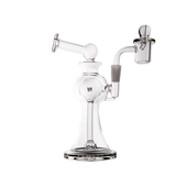 MJ Arsenal Apollo Mini Dab Rig front view with clear borosilicate glass and compact design