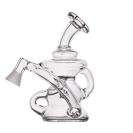 MJ Arsenal Hydra Vape Edition mini dab rig with clear glass and side-mounted mouthpiece