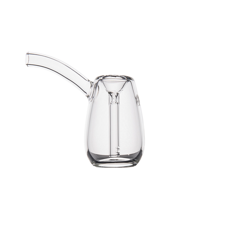 MJ Arsenal Bulb Mini Bubbler made of 100% Borosilicate Glass, front view on white background