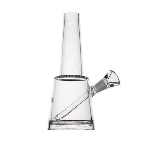 MJ Arsenal Summit Clear Borosilicate Glass Bong with 14mm Joint - Angled Side View